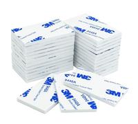 40 Pièces Adhesif Double Face Extra Fort Mousse, Pastille Adhesive Double Face Imperméables, Tampons en Mousse Adhésifs de Montage Robustes, pour la Maison, Bureau, Rectangulaires (50mm X 30mm)