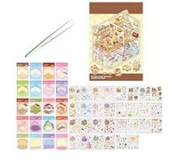 40 Pièces Autocollants de Scène 3D Stickers Book pour Adultes Activité Manuelle Adulte Scrapbooking Stickers Personnalisé Cozy Sticker Ville Livre Autocollant Adulte Décoration Maison