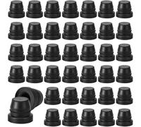 40 Pièces Bouchon à Vis de Purge de Frein Bouchon de Raccord de Graisse Cache-Poussière en Caoutchouc Bouchon de Purge de Frein Bouchon de Raccord Zerk pour Voitures Motos