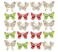 40 Pièces Breloques pour Ongles en Métal, Décorations Manucure | Bijoux Nail Art, Accent Décoratif Raffiné, pour Ongles Naturels ou Acryliques, Fêtes et Événements