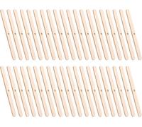 40 Pieces Candle Wick Candle Holders Wooden Wick Candle Holders For Candles,Candle Wicks For Centering Tool For Diy Candle Making,40 Pieces