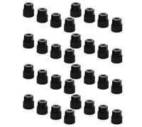 40 Pièces Capuchons de Vis en Plastique Écrou de Borne Isolé Rond | Conception à Montage sur Panneau, Filetage Interne Sécurisé, Prise Moletée pour Serrage Manuel, Usage en Laboratoire