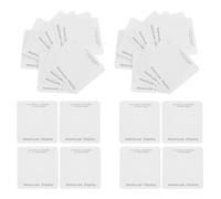 40 Pièces Carte de Manucure en Papier Blanc pour Faux Présentoir | Cartes D’échantillons et Embouts, Rangement et Exposition Faciles, Usage Personnel ou Professionnel