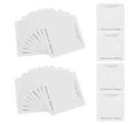 40 Pièces Carte de Présentation pour Nail Art en Papier Blanc | Pointes et Cartes D’échantillons, Affichage Soigné, Usage Personnel ou Salon, Lot Organisé