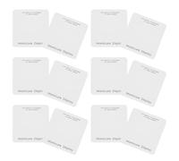 40 Pièces Carte de Présentation pour Ongles, Papier Épais Blanc | Échantillons et Press-on Nails, Usage Personnel ou Professionnel, Facile à Retrouver, Accessoire Manucure