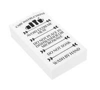 40 Pièces Cartes D’Entretien, Étiquettes Blanches | Papier Couché, Avertissement Chaleur et Guide Client, pour Vendeurs Artisanaux et Fournitures la Cuisine
