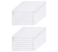 40 Pièces Cartes de Score de Golf en Papier Couché Pliables Double Face | Grille Compartimentée pour Plusieurs Joueurs, Écriture Fluide au Stylo, Format Poche ou Paquet, Parties et Leçons
