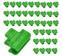 40 Pièces Clips à Effet de Serre en Plastique 11mm, Fixations Pour Film de Protection - Pinces Pour Jardiner Légumes et Fruits