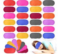 40 Pièces Coloré Masque De Nuit,Masque Pour Les Yeux Doux Pour Bloquer Le Soleil Et La Lumière Lorsque Vous Dormez,Pack Individuel Masques De Sommeil Pour Voyage,Avion,Hôtel,Fête