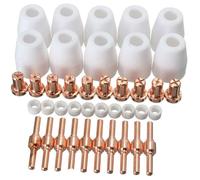 40 pièces consommables de coupeur de plasma d'air s'étendent pour PT-31 LG-40 torche CUT-40 50