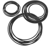 40 Pièces Courroie de Lecteur de Cassettes en Caoutchouc Noir | Flexible et Réutilisable, pour Entretien de Magnétophone, Dimensions 35 à 85mm, Pièce de Rechange