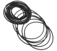 40 Pièces Courroies de Cassette en Caoutchouc pour Lecteur Audio | Remplacement Silencieux, Réduit les Glissements, Noir, pour Réparation D’électronique, Appareils CD et Boombox