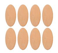 40 Pièces Décorations en Bois Ovales 30x60mm, 2mm | Surfaces Lisses Poncées des Deux Côtés, Bois de Tilleul Léger, Bords sans Bavures, pour Ateliers Créatifs et Guirlandes