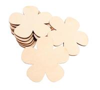 40 Pièces Découpes en Bois Fleur de Prunier, Décor Rustique | Finition Lisse, Texture Naturelle, Usage Multi-créatif, pour Classe, Tableau D’affichage, Gobelets