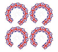 40 Pièces Drapeau à Hampe du Royaume-uni en Polyester | Facile à Tenir Agiter, Usage Polyvalent, Décor de Table, pour Garçon et Filles et Adultes