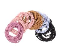40 Pièces Élastiques à Cheveux Bracelets, Bandeau Élastique | Corde Élastique, Maintien sans Abîmer, pour Cheveux Moyens ou Épais, Fêtes et Voyages