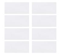 40 Pièces Enveloppes de Courrier Aérien Blanches en Papier | Surface Lisse pour Écrire, Lot Bulk Discret, Usage Annonces et Correspondance Manuscrite