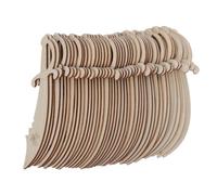 40 Pièces Épée en Bois Pirate Non Finie pour Garçon Fille, Loisirs | Tranches de Bois Khaki, Style Brut à Peindre, pour Classes D’art, Fêtes à Thème et Porte-clés