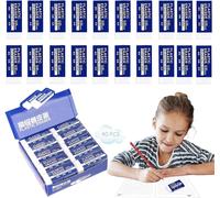 40 Pièces Gomme Blanche,2b Gomme À Effacer,Gomme,Gommes Douce Et Durable,Sans Débri,Ne Laisse Pas De Trace,Gommes À Effacer Convient Pour Étudier Dessiner Concevoir Travailler