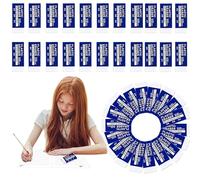 40 Pièces Gommes, Gomme Blanche, Gomme Douce et Durable, Gommes à Effacer, Gomme Enfant, 2B Gomme Crayon pour Etudiants Enseignants Dessin Croquis Ecriture