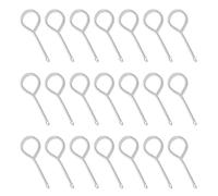 40 Pièces Goupille de Sécurité pour Extincteur en Fer | Installation Simple, Identification Claire, Accessoire de Sécurité Incendie, Couleur Argenté, pour Extincteur