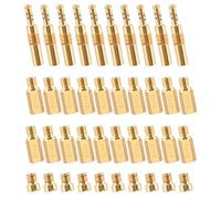 40 Pièces Kit de Jets Principaux de Carburateur, Comprenant 10 Jets Pilotes, 10 Jets Principaux, 20 Jets Principaux Courts pour PWK, CVK, Carburateurs Type PE, OKO, KOSO, STAGE-6, POLINI