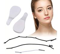 40 Pièces Levage Autocollant, Ruban Adhésif Lifting Du Visage, Invisible Autocollants Minces, V-Forme BanFace Lift Lifting Du Visage Maquillage Outils Pour Le Visage