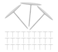 40 Pièces Ongle Fleur Gâteau 4cm en Acier Inoxydable | Argenté, Outil Léger à Nettoyage Facile, Usage Précis pour Pâtisserie Maison et Décor Professionnel