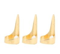 40 Pièces Outil de Séparation de Cheveux en Alliage Poli, Anneaux de Section de Tressage Faciles, Conception Compacte et Légère pour Extension de Perruque, Dreadlock (GOLD)