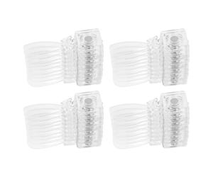 40 Pièces Palette Transparente Magnétique, Support Aimanté | Organisation Gain de Place, Remplacement Rapide des Faux Ongles, Usage Maison et Services Mobiles