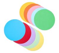 40 Pièces Pastilles de Marquage Rondes en Papier Coloré | Marqueurs de Sol Illustratifs, Organisation des Places, Décor Pédagogique, pour Rotation et Couloirs