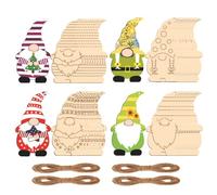 40 Pièces Pendentifs Décoration Bois,Bricolage de Noel,Pendentif Bois pour Sapin de Noel,Bois Arbre de Noël Ornements,Ornements de Noël en Bois,Boules de Noël Rondes en Bois (E)