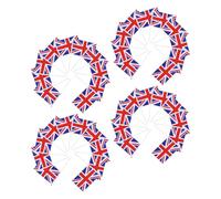 40 Pièces Petit Drapeau du Royaume-uni sur Bâton, Couleurs Vives | Poignée Ergonomique et Bâton Robuste, pour Défilés de Rue, Rassemblements et Encouragements
