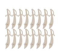 40 Pièces Pièces de Bois D’épée Pirate à Peindre pour Garçon Fille | Style Non Finition, Aspect Bois Simulé, pour Fêtes et Activités de Vacances, Marqueurs ou Autocollants