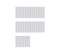 40 Pièces Poids Plaque D'Acier Accessoires de Formation de Roulement pour Gilet Lesté Cheville Jambe Sport Force Équipement de Remise en Forme