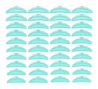 40 Pièces Recourbe-Cils Tampon Perm de Cils Réutilisable Coussin en Silicone 5 Tailles Tige de Levage de Cils Outil de Beauté Maquillage pour Différente Longueur