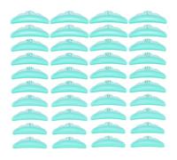 40 Pièces Recourbe-Cils Tampon Perm de Cils Réutilisable Coussin en Silicone 5 Tailles Tige de Levage de Cils Outil de Beauté Maquillage pour Différente Longueur