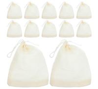 40 Pièces Sachet Vide à Épices en Coton Fin Cordon, Réutilisable