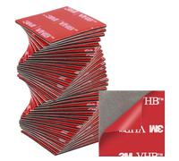 40 Pièces Scotch Double Face Extra Fort, Scotch Double Face, ImperméAble Et RéSistant Aux Hautes TempéRatures, Applicable To Voiture, Exterieur,RéParation, Fixation, Bureau, Carré(30mm*30mm)