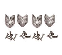40 Pièces Séries En Acier Inoxydable L Support de Renfort D'Angle Joint de Support à Angle Droit Attache