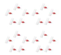 40 Pièces Tétines D’Abreuvoir, Raccords en T 1/2 Pouce | Débit Constant, Structure de Docking Scellée, Usage Ferme et Basse Cour, pour Poussins et Dindes