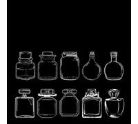 40 Pièces Transparent Dried Flower Bookmarks, 10 Formes, DIY Marque-Pages de Fleurs Séchées Transparent, Signets de Fleurs Séchées Transparentes (B)