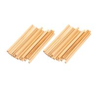 40 Pièces Tubes D'abeilles Naturels et Bois, Inserts de Rechange | Marron, Style Simple et Généreux, pour Abeilles et Insectes Utiles, Montage Facile en Jardins et Parcs