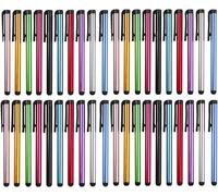 40 Pieces Universal Capacitive Touch Stylus Pens for Universal Touch Screen Devices, Compatible with iPhone, iPad, Tablet