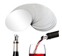 40 Pièces Verseur Vin Anti Goutte, Becs Verseurs Vin en Aluminium Réutilisables, Stop Goutte Vins, Anti Goutte Aluminium Foil pour Restaurants Bars Cafés Fêtes et Usage Domestique