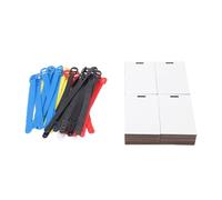 40 pièces Vierges d'étiquettes de Bagage par Sublimation, étiquettes de Valise Double Face, étiquettes Blanches Vierges de Sac de Voyage avec Sangle colorée, étiquette d'étiquette