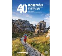 40 Randonnées sur les GR et sentiers de Bretagne - Patrick Mérienne - Ouest France - broché - Guide