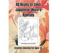 40 Ready To Color Japanese Ukiyo-e Animals