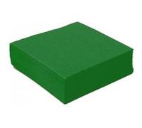 40 serviettes cocktail papier 25cm vert foncé - dart 149583 Vert G