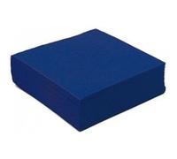 40 serviettes papier gaufré 38cm marine - dart 149421 Bleu G
